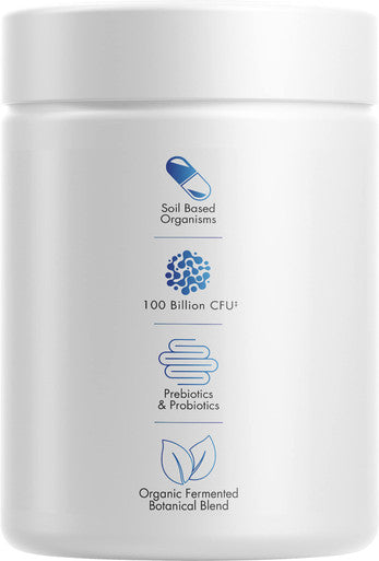 Codeage SBO Probiotics, 100 Billion CFUs , Multi Strain Soil Based Organisms Blend and Organic Fermented Botanical Blend, Shelf-Stable, 90 Capsules