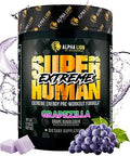 Alpha Lion Superhuman Extreme High Stim Pre Workout Powder Beta Alanine Ltaurine & 356Mg Trisource Caffeine For Sustained Energy Nitric Oxide & Citrulline For Pump (21 Servings Slaughtermelon)