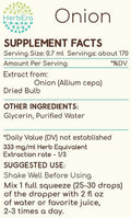 Onion B120 (2pcs) Alcohol-Free Herbal Extract Tincture, Concentrated Liquid Drops Natural Onion (Allium Cepa) Dried Bulb (2x4 fl oz)