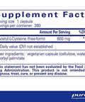Pure Encapsulations NAC 600 mg 360 caps