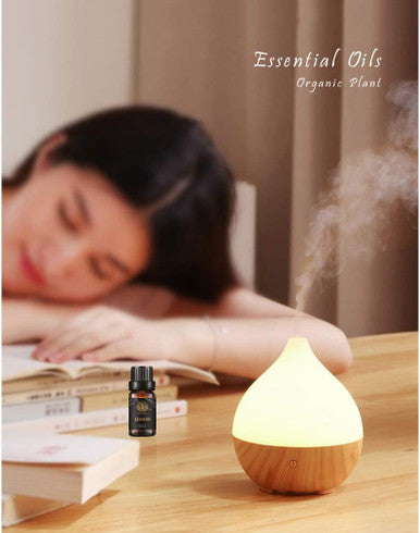 Aromatherapy Lemon Essential Oil Set for Diffuser, 100% Pure Orange Essential Oil Kit for Humidifier, 10x10ml Therapeutic Grade Essential Oils Set-Juniper Berry, Cedar, Cypress, Geranium,Rosemary Oil