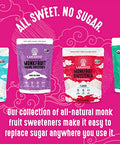 Lakanto Monk Fruit Sweetener with Erythritol Sweetener Pantry Pack - Classic, Golden, Baking, Powdered, Brown, Sugar Substitutes