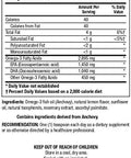 Biotics Research Biomega 3 Liquid Highly Concentrated Omega 3 Fish Oil Liquid Sustainably Sourced Traceable Pure 2490 mg of EPA DHA Omega 3 Fatty Acids per TSP 1050 mg DHA 7 Fl Ounces 200ml 40 SVG