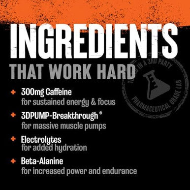 Animal Primal Muscle Hydration + Preworkout Powder Ã¢â‚¬â€œ Contains Beta Alanine 3Dpump Caffeine & Electrolytes Ã¢â‚¬â€œ Improves Energy Focus Endurance & Absorption Ã¢â‚¬â€œ Fruit Punch Flavor 17.9 Oz