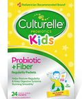 Culturelle Kids Regularity Probiotic & Fiber Dietary Supplement - Helps Restore Regularity & Keeps Kids' Digestive Systems Running Smoothly - Works Naturally With Child'S Body 24 Single Packets