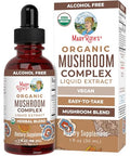 Maryruth'S Mushroom Complex Lion'S Mane Turkey Tail Reishi Mushroom Shiitake Mushrooms Alcohol Free Mushroom Blend Organic Non-Gmo Vegan 30 Servings