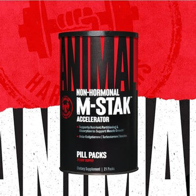 Animal Omega Omega 3 & 6 Supplement 30 Day Pack Mstak Nonhormonal Hard Gainers Muscle Building Stack 21 Count