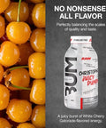 Raw Ready To Drink Pre-Workout Drink Juicy Pumps (White Cherry) - Bum Pump Rtd Zero-Sugar Energy Supplement Drink - Caffeine-Free & Sugar-Free Energy Drinks With L-Citrulline 12 Fl Oz