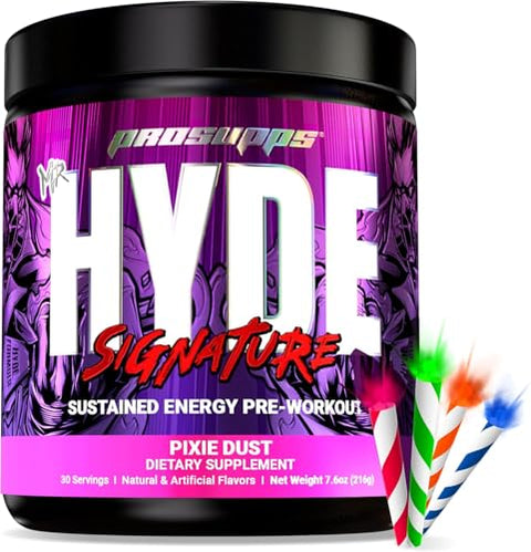 Prosupps Hyde Signature Sustained Pre Workout Pixie Dust And Creatine 300 Bundle