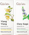 Gya Labs Ylang Ylang Essential Oil For Skin 0.34 Fl Oz Premium Grade Essential Oils For Diffuser Aromatherapy Hair Care Skin Care Body Massage & Diy Candle Making Scents