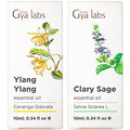 Gya Labs Ylang Ylang Essential Oil For Skin 0.34 Fl Oz Premium Grade Essential Oils For Diffuser Aromatherapy Hair Care Skin Care Body Massage & Diy Candle Making Scents