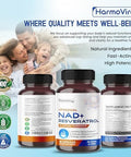 Nad+ Resveratrol 6,000Mg Quercetin 2000Mg Fisetin Black Pepper Healthy Aging Support Energy Levels Support 120-Day Supply Made In The Usa