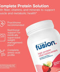 Bariatric Fusion Meal Replacement Protein 21 Serving Tub Strawberry Banana for Bariatric Surgery Patients Including Gastric Bypass & Sleeve Gastrectomy