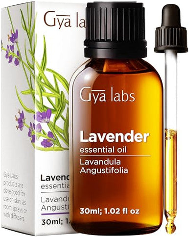 Gya Labs Lavender Oil Essential Oil For Diffuser & Peppermint Oil For Hair Set - Aromatherapy Grade Essential Oils Set - 2X30Ml - Gya Labs