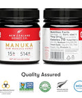 New Zealand Honey Co. Manuka Soothing Drops Lemon MGO 250+ (16 Count) + Raw Manuka Honey UMF 15+ MGO 514+ (8.8oz/250g)