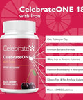Celebrate Vitamins Celebrateone Bariatric Multivitamin 18Mg Iron & Balance Probiotic + Prebiotic Capsules Bundle Supports Digestive Health, Iron Levels, & Maximum Nutrient Absorption For Bariatric P