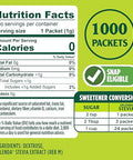 SPLENDA Stevia Zero Calorie Sweetener Plant Based Sugar Substitute Granulated Powder Single Serve Packets 1000 Count (Pack of 1)