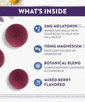 Vicks Zzzquil Pure Zzzs Magnesium Sleep Aid Magnesium Citrate And Melatonin Gummies Melatonin 2Mg Sleep Aids For Adults Mixed Berry Flavored 60 Sleep Gummies