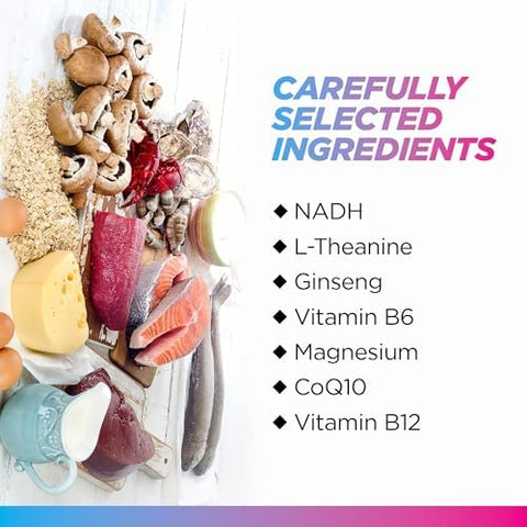 Livingood Daily Energy Support 11-In-1 Supplement With Magnesium Vitamin B6 B12 Amino Acids L Carnitine Coq10 Ginseng & L Theanine Supports Natural Energy For Men & Women Vegan 60 Capsules