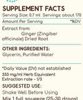 Ginger B120 (2pcs) Alcohol-Free Herbal Extract Tincture, Super-Concentrated Ginger (Zingiber officinale) (2x4 fl oz)