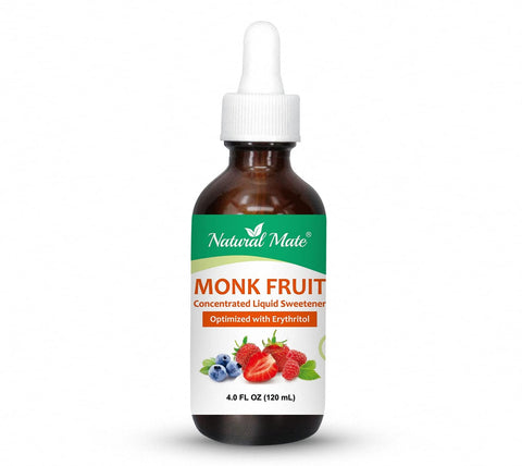 Monk Fruit Concentrated Liquid Sweetener (Optimized with Erythritol) 1.33 FL OZ (37 mL) ÃƒÂ¢Ã¢â€šÂ¬Ã¢â‚¬Å“ 2 Pack
