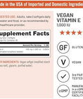 NatureWise Vitamin E 1000 IU Softgels (450mg dLAlpha) Vegan GlutenFree SoyFree NonGMO Antioxidant Dietary Supplement for Skin Heart Eye and Immune Health Support 60Day Supply 120 Count