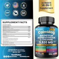 Nutri Nation Best Magnesium Glycinate With Ashwagandha And Ltheanine 14 In 1 Supplement 60 Capsules 3 Bottle