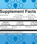 Maryruth'S Maryruth S Usda Organic Vitamin K2 Mk7 Liquid Drops For Adults & Kids Sourced From Natto Menaquinone- 7 Vegan K2 Vitamin For Bone Health & Calcium Absorption 1Oz Up To 90 Servings