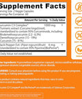 Doctor's Best Turmeric Curcumin Supplement For Men & Women 120 Veg Capsules 1000Mg