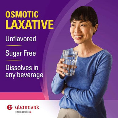 Glenmark Therapeutics Polyethylene Glycol 3350 Powder Osmotic Laxative 45 Daily Doses Softens Stool Relieves Occasional Constipation Powder For Solution 26.9 Ounce