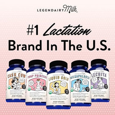 Legendairy Milk Cash Cow Lactation Supplement Moringa Alfalfa And Goat'S Rue Breastfeeding Supplement For Milk Supply Increase Fenugreek-Free Certified Organic Vegan Non-Gmo 60 Capsules