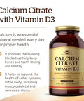 Solgar Calcium Citrate With Vitamin D3 240 Tablets - Promotes Healthy Bones & Teeth Supports Musculoskeletal & Nervous Systems - Non-Gmo Gluten-Free Dairy Free Kosher 60 Servings