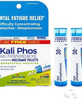 Boiron Kali Phosphoricum 30C Homeopathic Medicine For Headaches Sleeplessness Mental Fatigue And Concentration Difficulties 3 Count (240 Pellets)