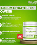 Barislim Bariatric Calcium Citrate Plus Powder - Formulated For Patients After Weight Loss Surgery - Maximum Support For Bone Function And Health - Easy Digestion And Absorption 600 Mg (30 Servings)