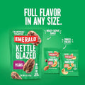 Emerald Nuts Salt and Pepper Seasoned Cashews (1Pack) 5 Oz Resealable Bag Kosher Certified NonGMO Contains No Artificial Preservatives Flavors or Synthetic Colors
