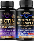 Nutraharmony Biotin Collagen Keratin & Vitamin B Complex Methylated Capsules