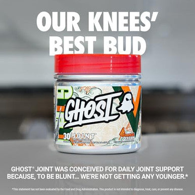 Ghost Joint Supplement Orange Cream (30 Servings) Daily Joint Maintenance Supplement For Men & Women Glucosamine Hcl Chondroitin Sulfate & Curcumin Cartilage Bones & Joint Support