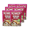 SOMOS Red Enchilada Sauce - Authentic Mexican Flavor & Trusted Quality Ã¢â‚¬â€œ Gluten Free, Non-GMO & Vegan - Perfect for Enchiladas, Chip Dip | 8 oz Pouches (Pack of 6)