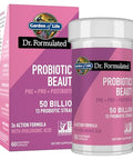 Garden Of Life Dr. Formulated Beauty Probiotics With Biotin Hyaluronic Acid And Pre Pro & Postbiotics Skin Health Hair & Nails Non-Gmo Gluten-Free 60 Vegetarian Capsules