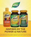 Nature'S Way Alive Daily Calcium & Vitamin D3 Gummies, Bone Support, Immune Support, Strawberry And Raspberry- Lemonade Flavored, 60 Gummies (Packaging May Vary)