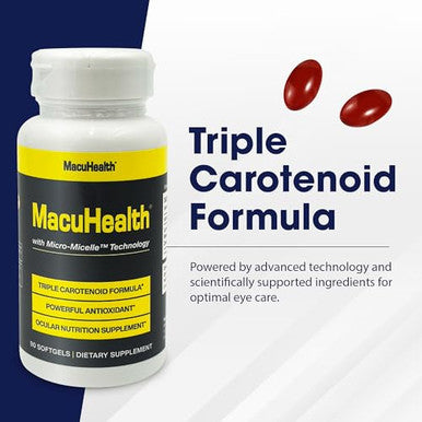 Macuhealth Triple Carotenoid Formula 90 Softgels