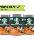 Starbucks Crema Collection Salted Caramel Instant Coffee, 3 Tins 7.12 oz