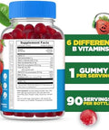 Lifeable Sugar Vitamin B Complex For Kids Bcomplex With Vitamin C Great Tasting Vit B Complex Vitamins Energy And Nerve Support Kids B Vitamins Complex For Boys And Girls 90 Gummies