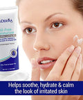 Triderma Sensitive Skin Daily Facial Moisturizer - Non-Greasy, Antioxidant, Ap4 Aloe Vera Gel, Tulsi, Green Tea, Vitamin E, Zinc - Soothing Face Lotion, All Skin Types - No Fragrance - 1.7 Oz