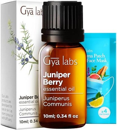 Gya Labs Cypress Essential Oil For Diffuser & Juniper Berry Essential Oil For Diffuser Set - Aromatherapy Grade Essential Oils Set - 2X0.34 Fl Oz - Gya Labs