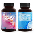 BioEmblem Triple Magnesium Complex and Digestive Enzymes for Muscles Nerves and Energ and Nutrient Absorption and Digestive Support