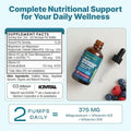 Drops Of Nature Magnesium Glycinate Vitamin K2 & D3 Supplement Gmo-Free Vit D Mk7 K2 Vitamin Supplement & Magnesium Blend With Nutrients For Bone Nutrition & Cardiovascular Function (Mixed Berry 60 Ml)