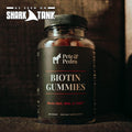 Pete & Pedro Biotin Gummies - Daily Hair Growth Strengthening Supplement For Stronger Hair, Skin, & Nails Cherry Flavor Biotin Gummy 5000Mcg Per Serving As Seen On Shark Tank, 60 Count