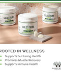 Double Wood Supplements Bovine Colostrum Powder For Women And Men For Gut Health 120 Grams
