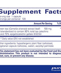 Pure Encapsulations Green Tea extract decaf 120 vegcaps
